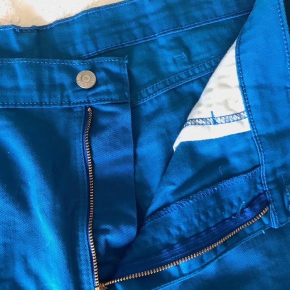 Blue Levis 508 regular taper shorts size 38 - Picture 5 of 11